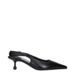 Jimmy Choo Black Leather Flat Sandals