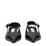 Jimmy Choo Black Leather Flat Sandals - Image 3