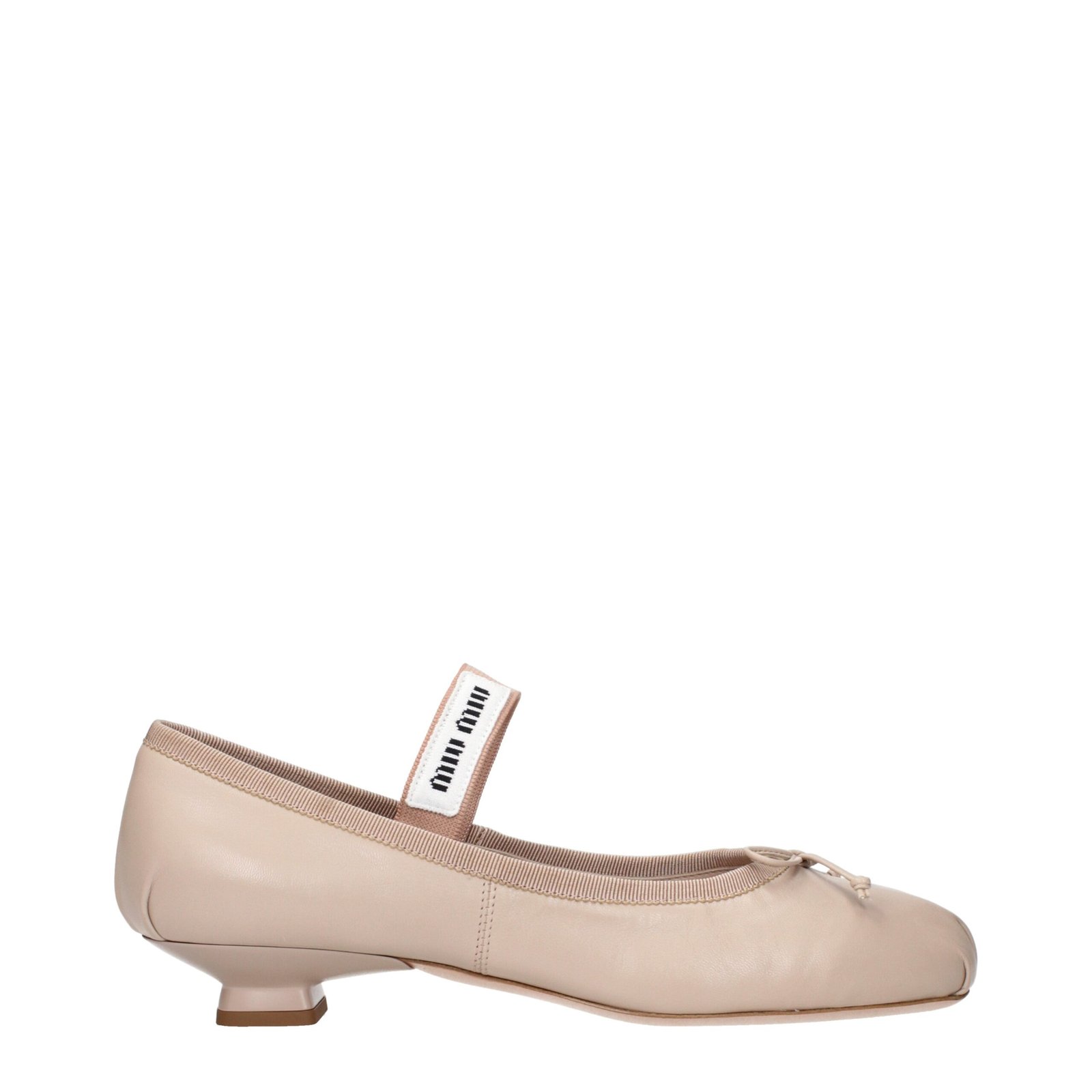 8973796-1.jpeg Miu Miu Pink Leather Ballet Flats - Image 1
