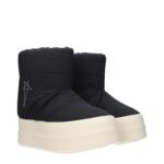 Rick Owens Black Fabric Ankle Boots - Image 2