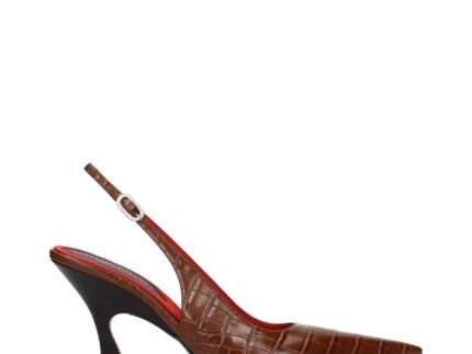 Pantofi cu Toc Înalt Stella McCartney Maro din Piele