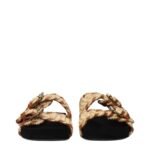 Isabel Marant Beige Raffia Slippers - Image 3