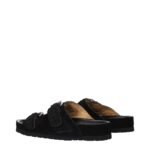 Isabel Marant Black Leather Slippers - Image 4