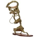 Isabel Marant Gray Leather Flip-Flop Sandals - Image 2