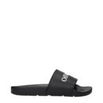 Off-White Black Cotton Slippers