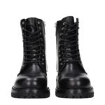 Off-White Black Leather Ankle Boots - Image 3