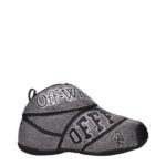 Off-White Black Cotton Sneakers