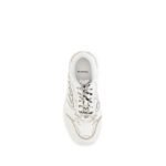 Balenciaga White Calf Leather Bos Taurus Athletic Sneakers - Image 4