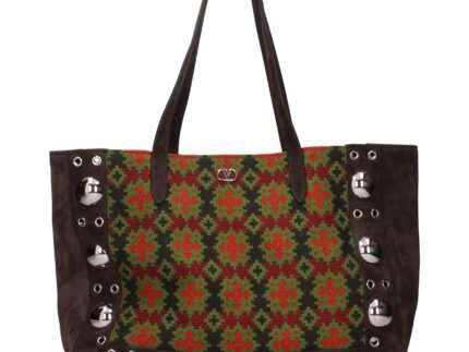 Valentino Garavani Brown Leather Shoulder Bag