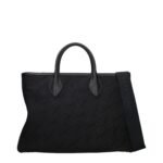 Salvatore Ferragamo Black Fabric Handbag - Image 3