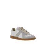 Maison Margiela White Calf Leather Bos Taurus Low Top Sneakers - Image 2