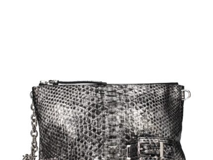 Geantă Tom Ford Gri Python din Piele