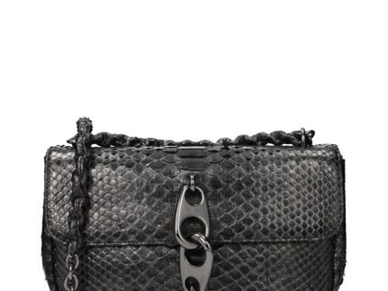 Tom Ford Gray Skin Shoulder Bag