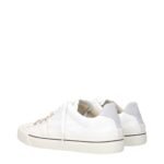 Maison Margiela White Leather Low Top Sneakers - Image 4