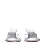 Amina Muaddi Transparent Pvc Stiletto Heel Sandals - Image 3