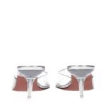Amina Muaddi Transparent Pvc Stiletto Heel Sandals - Image 5
