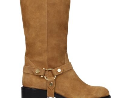 Chloé Brown Leather Ankle Boots