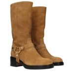 Chloé Brown Leather Ankle Boots - Image 2