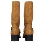 Chloé Brown Leather Ankle Boots - Image 5