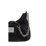 Maison Margiela Black Calf Leather Bos Taurus Shoulder Bag - Image 4