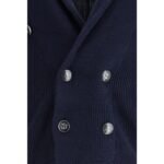 Brunello Cucinelli Blue Cotton Cardigan - Image 3