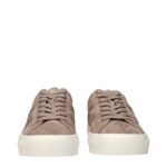 Moncler Brown Leather Sneakers - Image 3