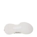 Moncler Beige Leather Low Top Sneakers - Image 5