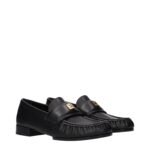 Givenchy Black Leather Slip-On Loafers - Image 2