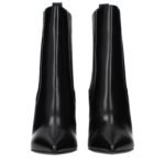 Valentino Garavani Black Leather Ankle Boots - Image 3