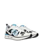 Valentino Garavani White Fabric Athletic Sneakers - Image 2
