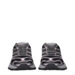 Maison Margiela Black Fabric Athletic Sneakers - Image 3