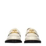 Chloé Beige Leather Slip-On Loafers - Image 3