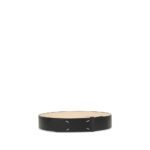 Maison Margiela Black Calf Leather Bos Taurus Regular Belt - Image 2