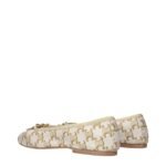 Celine White Leather Ballet Flats - Image 4