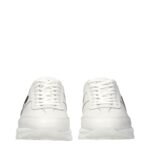 Celine White Leather Athletic Sneakers - Image 3