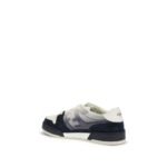 Fendi Multicolor Calf Leather Bos Taurus Low Top Sneakers - Image 3