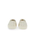 Bottega Veneta White Calfskin Low Top Sneakers - Image 3