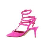Valentino Garavani Multicolor Calfskin High Heel Pumps - Image 3