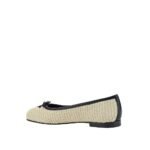 Manolo Blahnik Beige Raffia Ballet Flats - Image 3