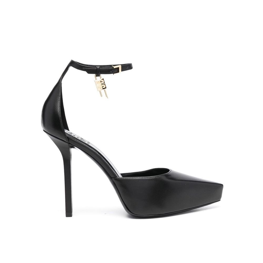 10088280.jpeg Givenchy Black Calfskin High Heel Pumps - Image 1