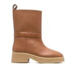 Stella McCartney Brown Polyethylene Ankle Boots