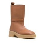 Stella McCartney Brown Polyethylene Ankle Boots - Image 2