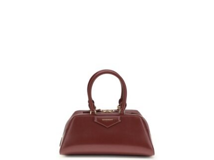 Givenchy Bordeaux Calf Leather Bos Taurus Handbag
