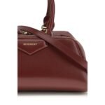 Givenchy Bordeaux Calf Leather Bos Taurus Handbag - Image 4