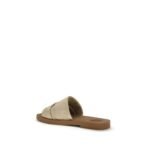 Chloé Gold Polyester Flat Sandals - Image 3