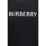 Burberry Black Cotton T-Shirt - Image 3