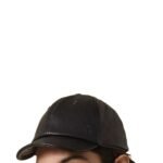 Saint Laurent Black Lamb Leather Cap (Baseball Hat) - Image 4