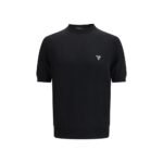 Prada Black Fleece Wool T-Shirt