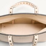 Valentino Garavani Beige Calfskin Tote Bag - Image 3