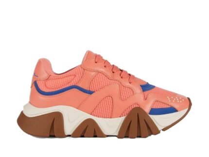 Sneakers Versace Portocalii din Piele